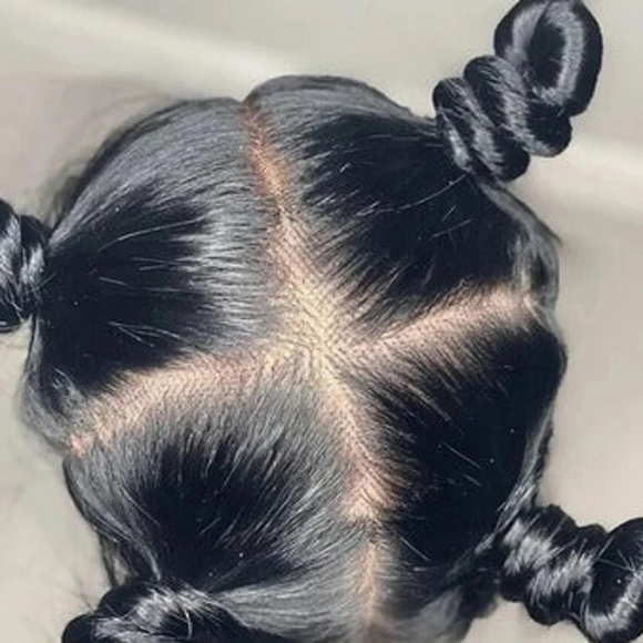 HUMAN HAIR!! Transparent full wig - Picture 1 of 3